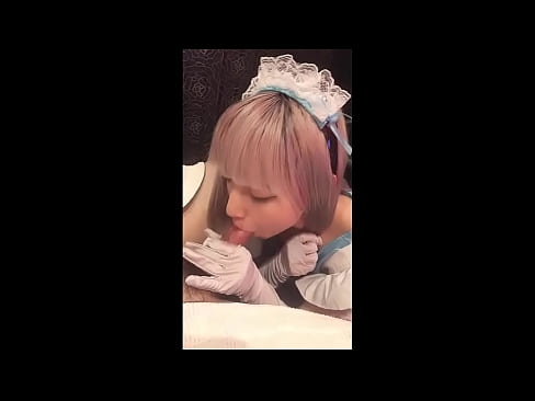 ❤️ Idol Seapánach [mayuka], culaith maid na Fraince, cuid 1, blowjob agus jerk off le lotion ❤❌  Porn fb  linn ﹏